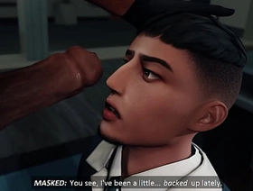 Cock sucking